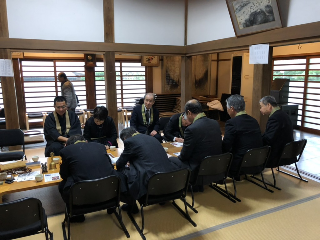 2017年のお参りの様子・会議の様子